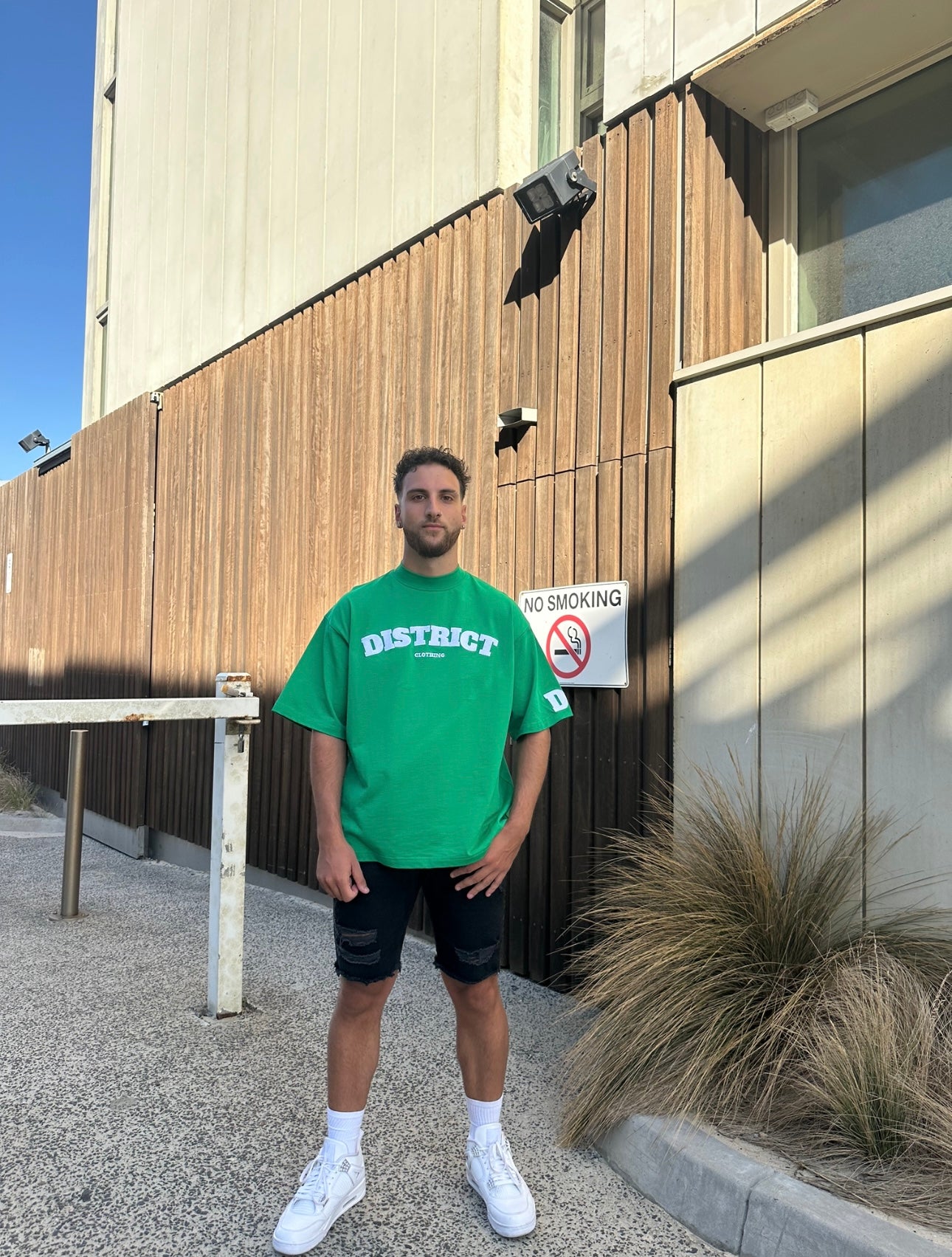 District Co. / Oversized Established T-Shirt (FOREST GREEN)